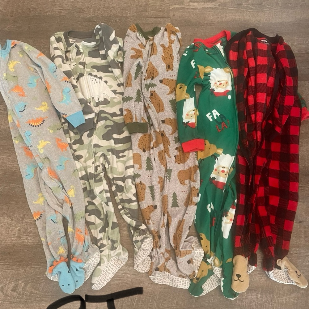 Kids One Piece Pajama Set - Multicolor